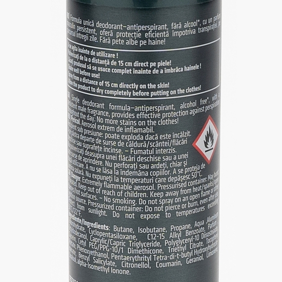 Deodorant antiperspirant spray pentru bărbați Wild 150ml