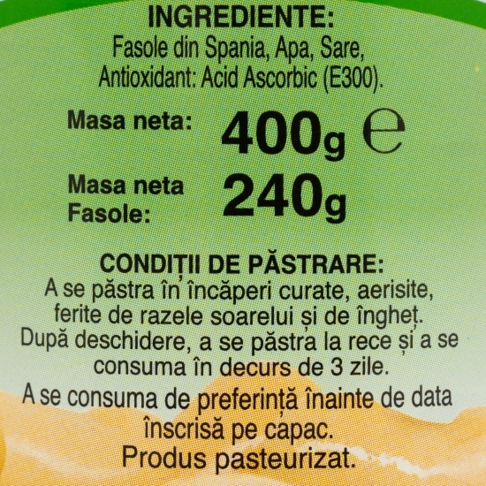 Fasole boabe extra 400g