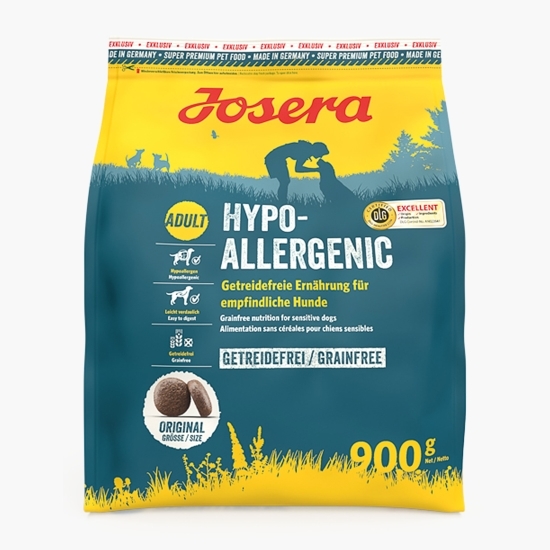 Hrană uscată hipoalergenică pentru câini adulți 900g