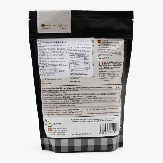 Îndulcitor brun Gold 500g