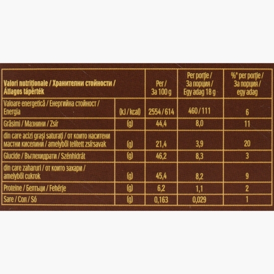 Ciocolată cu lapte și alune 90g