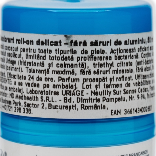 Deodorant roll-on delicat fără aluminiu 50ml
