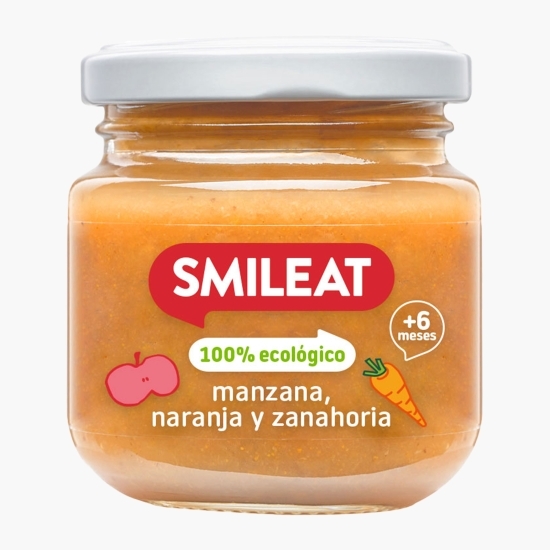 Piure eco din mere și portocale +6 luni, 130g