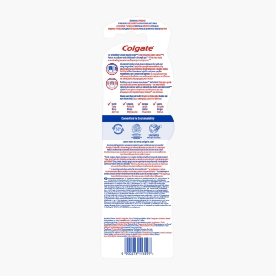 Pachet: 2x Periuță de dinți cu peri de duritate medie 360 Whole Mouth Clean Medium