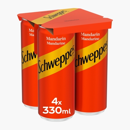 Apă tonică cu aromă de mandarine 4x0.33l