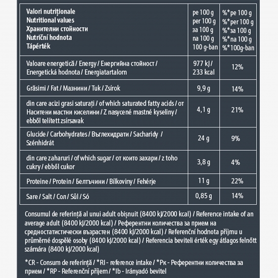 Pizza Mozzarella 353g