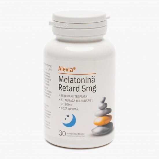 Melatonină Retard 5mg 30 comprimate
