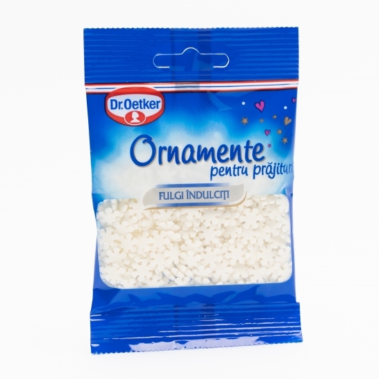 Ornamente pentru prăjituri fulgi îndulciți 30g