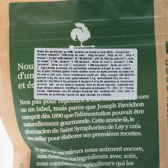 Musli eco tradițional cu 30% conținut de fructe 500g