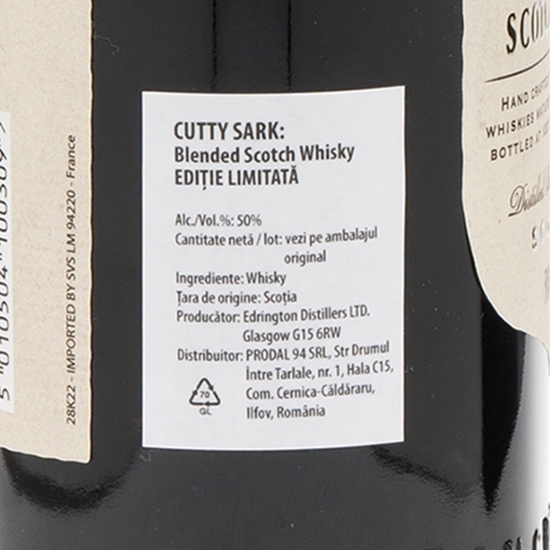 Blended Whisky, 50%, Scotland, 0.7l