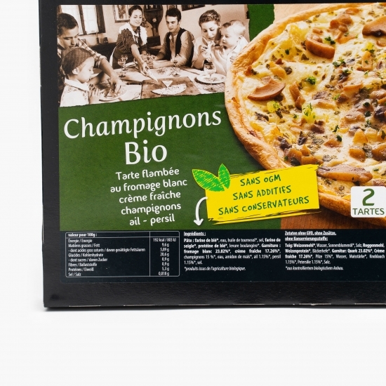 Tartă alsaciană eco cu ciuperci 520g, 2 buc