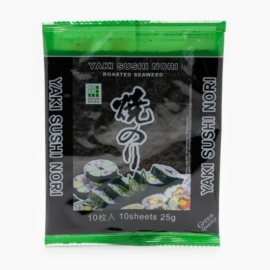 Foi de alge uscate Sushi Nori (10 foi) 25g