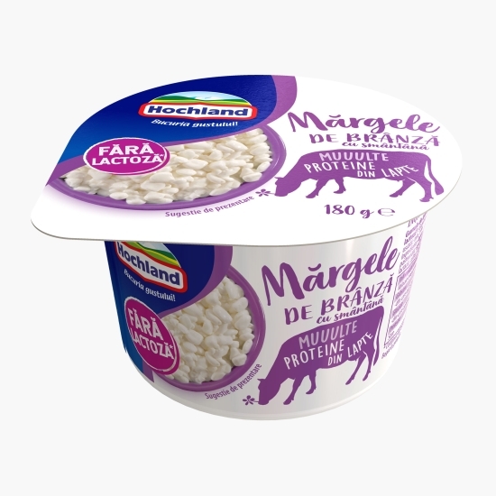 Mărgele de brânză cu smântână fără lactoză 180g