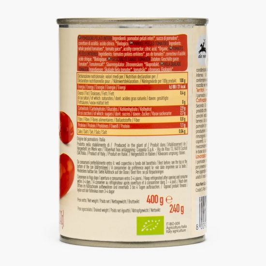 Roșii decojite eco, 400g