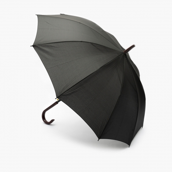 Umbrelă automată tip baston negru 84cm