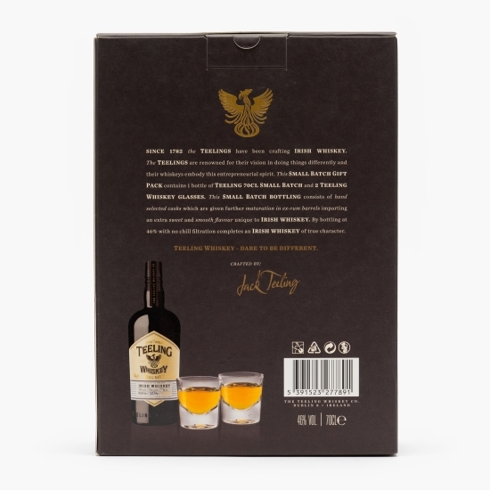 Blended Whiskey, 46%, Ireland, 0.7l + 2 pahare