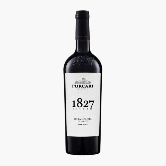 Vin roșu sec Rară Neagră, Saperavi, 13%, 0.375l 