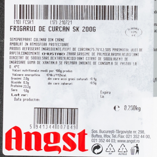 Frigărui de curcan 200g