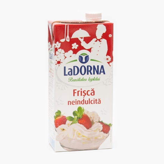 Smântână lichidă neîndulcită UHT pentru frișcă 32% grăsime 1l