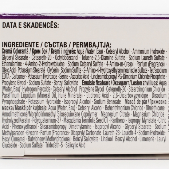 Vopsea de păr permanentă Intensive Color Cream, 4-90 roșu violet, 110ml