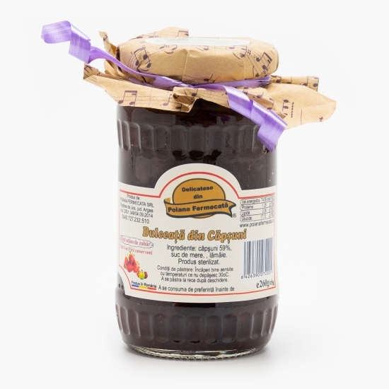 Dulceață de căpșuni fără adaos de zahăr 260g
