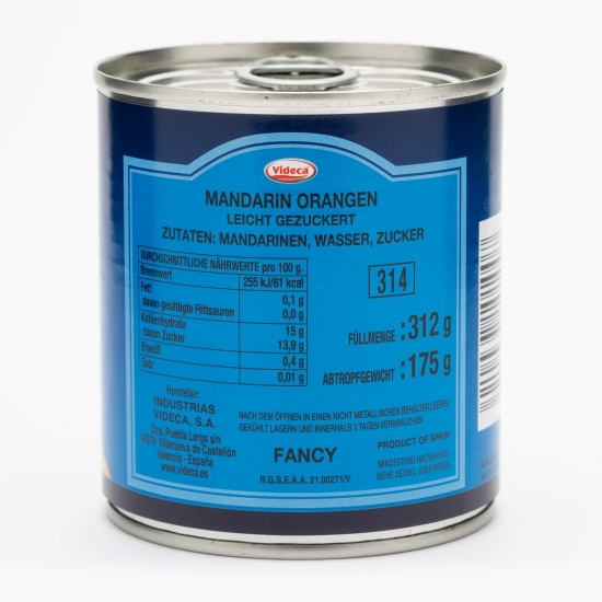 Compot de mandarine, conservă 312g