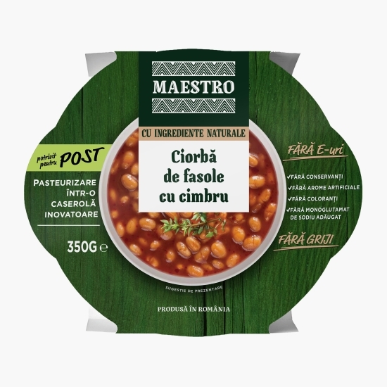 Ciorbă de fasole cu cimbru 350g