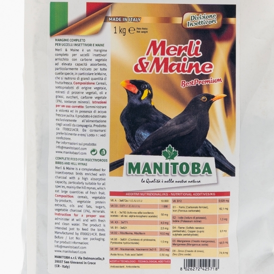 Hrană pentru mierle și păsări insectivore 1kg