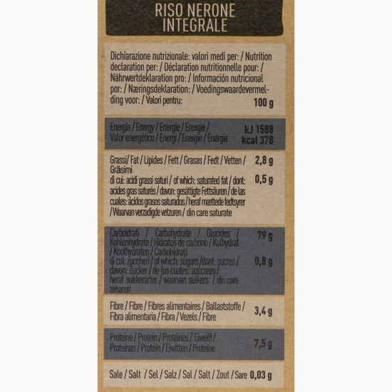 Orez negru integral eco 500g