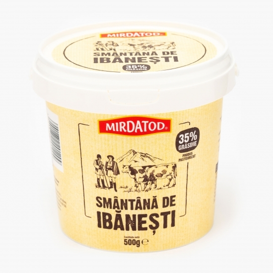 Smântână de Ibănești, 35% grăsime, 500g