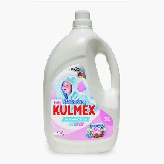 Detergent de rufe lichid gel Sensitive, 60 spălări, 3l