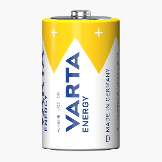 Baterii alcaline Energy D blister, 2 buc