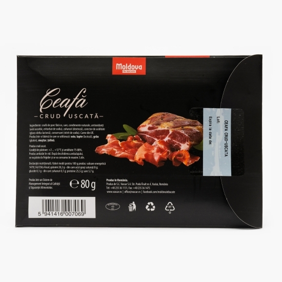 Ceafă crud-uscată, feliată 80g