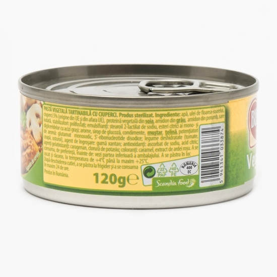 Pastă vegetală tartinabilă cu ciuperci 120g