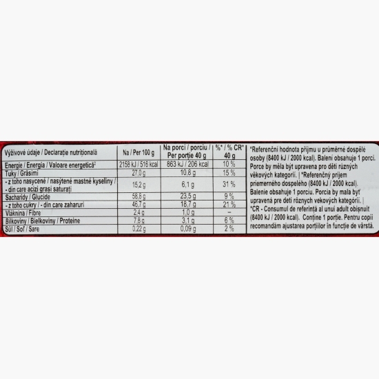 Ciocolată cu lapte cu interior crocant de napolitană 6x40g