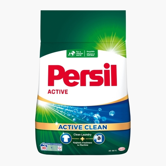 Detergent de rufe pudră Active Clean, 30 spălări