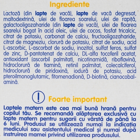 Formulă de lapte Junior, +1 an, 600g