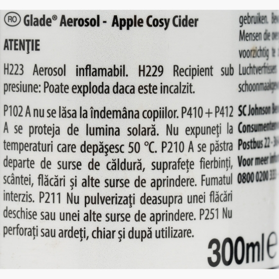 Odorizant de cameră Aerosol Apple Cosy Cider 300ml
