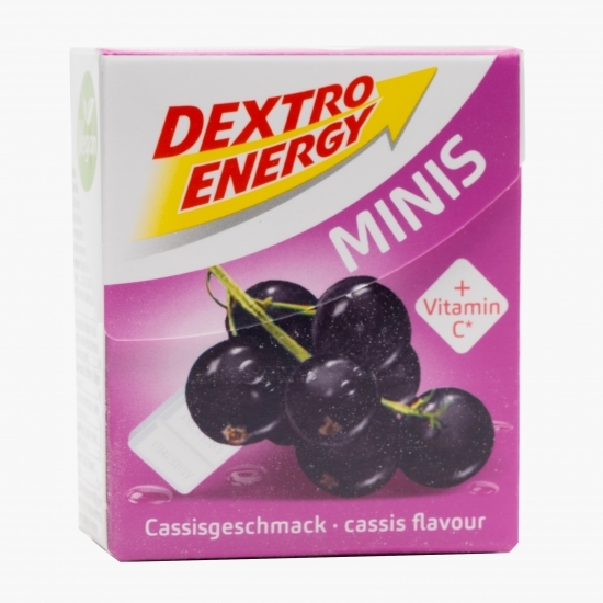 Tablete dextroză Minis coacăze 50g