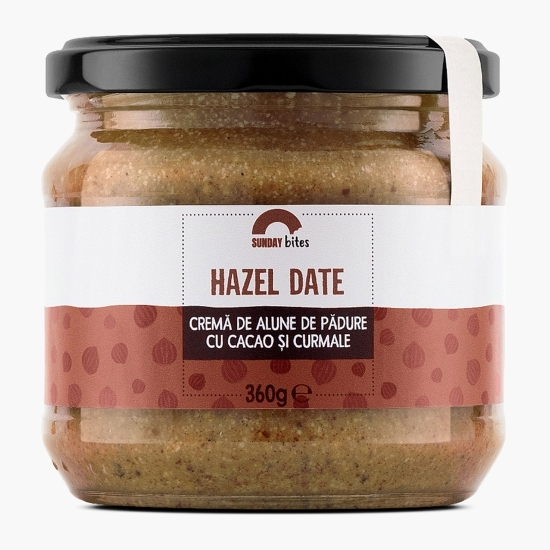 Hazel date - Cremă de alune de pădure, cacao și curmale 360g