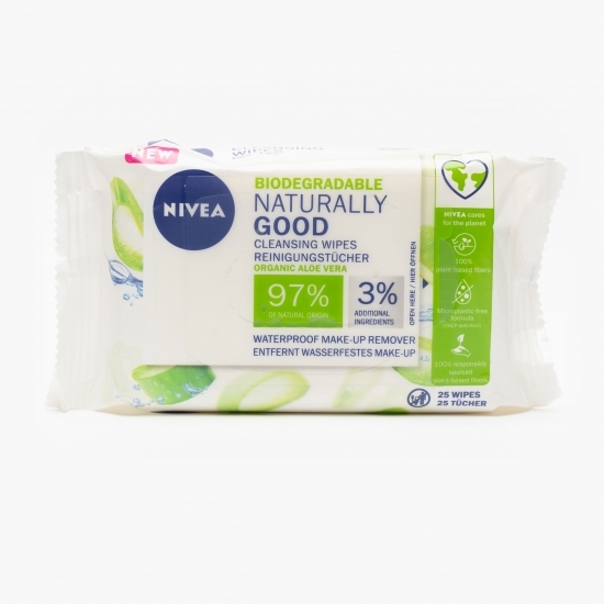 Șervețele demachiante Naturally Good 25 buc