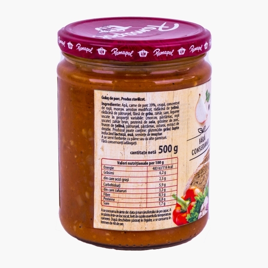 Gulaș de porc 500g