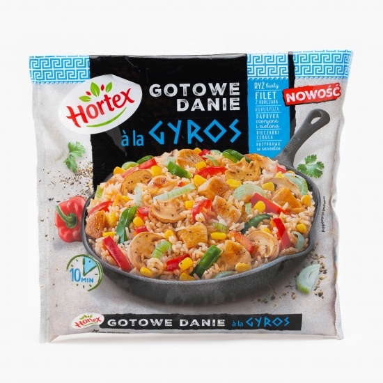 Amestec de legume cu orez, ciuperci și pui 450g