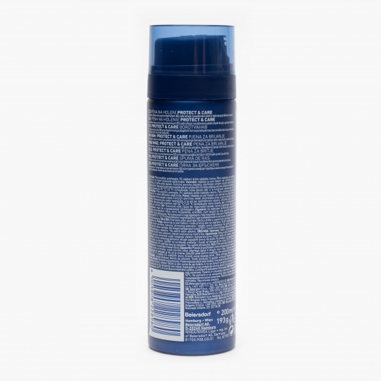 Spumă de ras pentru ten normal, Men Protect&Care, aloe vera 200ml