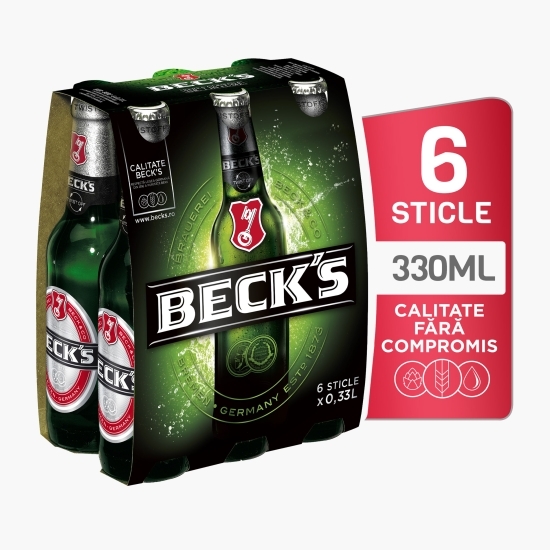 Bere blondă sticlă 6x0.33l
