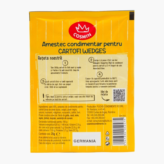 Amestec de condimente pentru cartofi wedges 25g