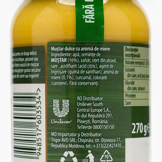 Muștar dulce 270g