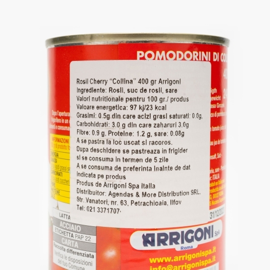 Roșii cherry în suc de roșii 400g