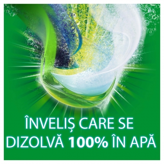 Detergent de rufe capsule All in One Pods Mountain Spring, 15 spălări