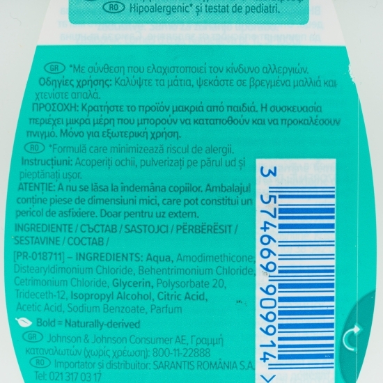 Balsam-spray copii No more tangles  200ml